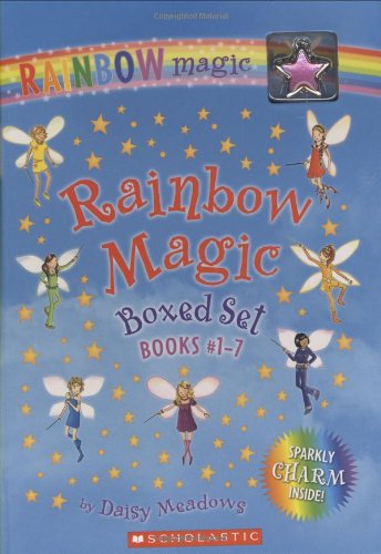 Rainbow Magic Boxed Set, Books #1-7: (Plus sparkly charm)