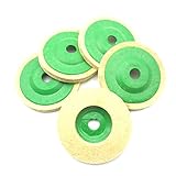 [ AW-Net ] どんどん使える フェルトバフ 100mm 粗目 細目 選択可能 業務用 汎用 鏡面加工 ディスクサンダー 研磨 グラインダー フェルト ディスク バフ　[ 粗目5枚 ]