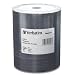 Verbatim 97018 700 MB 52X 80 MIN DataLifePlus White Thermal Hub Printable CD-R, 100-Disc Spindle Tape Wrap White)