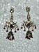Silver Gold Plated Berry Beads Chandelier Earrings
