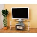 TV-Rack aus Glas, 96 x 46 x 50 cm