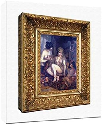 Pierre-Auguste Renoir - Algerian in Paris Dress - Museum Quality Swiss Linen Gallery Wrap