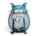 Tooarts Cat Coin Box Piggy Bank Animal Ornament Iron Art Handcrafts