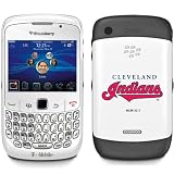 MLB Cleveland Indians on BlackBerry Curve 8520 8530 Phone Cover (White)