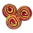 Sky Bounce Ball 3pk - Orange Swirl 2"
