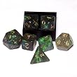Smoke Scarabeus Opal 7-piece Dice Set