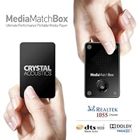 Match Box Media Player. The Perfect Gift, Crystal Acoustics MM-BOX-US Ultimate Performance Portable Media. The only one with Realtek 1055 chipset and HD Audio, in credit card size