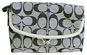 Coach Signature Bonnie Kisslock Capactiy Wristlet 42553