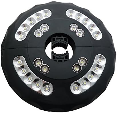 Patio Umbrella Lights, Omgar 2 Level Dimming 28 LEDs Wireless Rechargeable Lamp for Patio Umbrellas, Camping Tents and Other Outdoor Use
