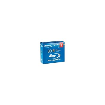 New Memorex 4x Bd-R Media 25gb 120mm Standard 5 Pack Jewel Case Blue-Violet Laser Technology