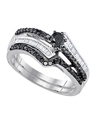 0.73CT-DIA 0.25CT- BROWN CRD BRIDAL SET