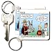 Rich Diesslins Funny KNOTS Scouting Cartoons - KNOTS Surveying Merit Badge - Key Chains