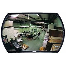 See All Round Rectangular Acrylic Outdoor Convex Security Mirror