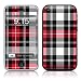 Red Plaid Design Protector Skin Decal Sticker for Apple 3G iPhone / iPhone 3GS 3G S