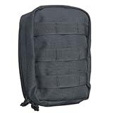 Tactical First Aid Pouch, MOLLE Compatible- Black