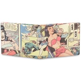 Comic Book Tyvek Mighty Wallet - 8x10 cm