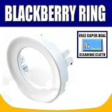 BlackBerry Replacement Ring for Trackball in Pearl White for BlackBerry Pearl 8100, 8110, 8120 8130, Curve 8300, 8310, 8320, 8330 + 8800 and 8830 Devices with Exclusive FREE Complimentary Super Deal Micro Fiber Cleaning Cloth