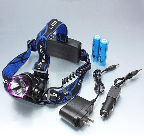 Foocc 2000LM CREE XML T6 LED Headlight Rechargeble 18650 Charger Headlamp