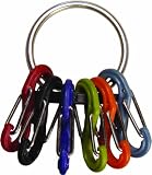 Nite Ize KRG-03-11 S-Biner Key Ring, Stainless