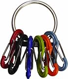 Nite Ize KRG-03-11 S-Biner Key Ring, Stainless