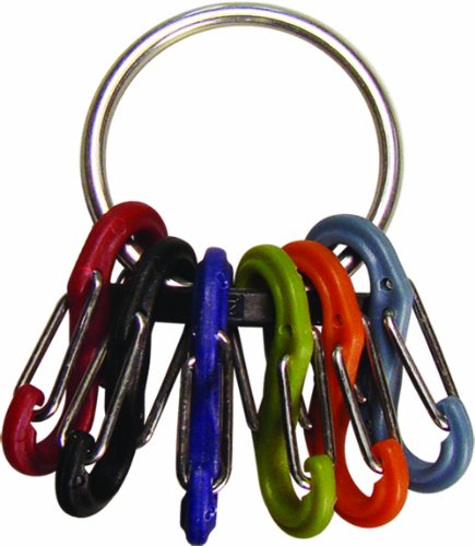 Nite Ize KRG-03-11 S-Biner Key Ring, Stainless