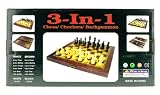 3 In 1 Chess/Checkers/Backgammon Game Set 51wfIgjIV1L. SL160 3 In 1 Chess/Checkers/Backgammon Game Set
