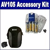 Fujifilm Finepix AV105 Digital Camera Accessory Kit includes: SB257 Charger ....