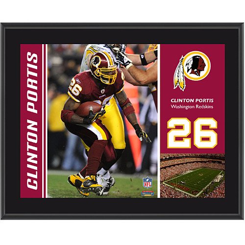 Mounted Memories Washington Redskins Clinton Portis 10.5x13 Sublimated Plaque