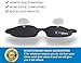 Contoured Sleep Mask, Fitglam Premium Quality Eye Mask, Best Natural Sleep Aid Eye Cover for Men and Women, Perfect for Bedtime, Meditation, Shift Work & Travel, Black