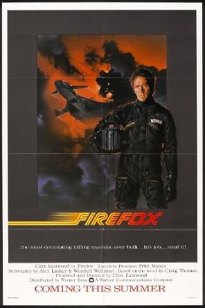 FIREFOX original 1982 one sheet movie poster CLINT EASTWOOD