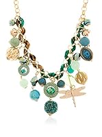 Edien Collar Catania Turquesa / Verde / Dorado