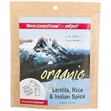 MaryJanesFarm Lentils Rice and Indian Spice 4.0 Ounce Bags Pack of 6 by MaryJanesFarm