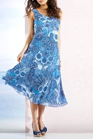 Per Una Sleeveless Paisley Dress [T62-9640G-S]