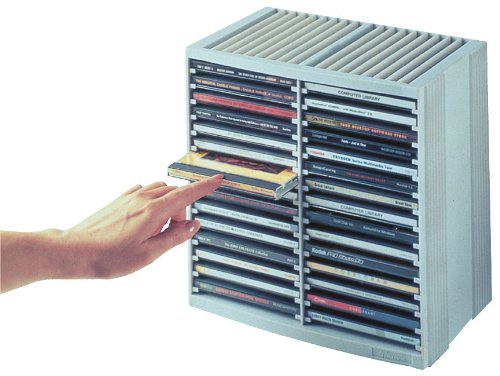 Fellowes Porta CD, contiene fino a 38 CD; colore: Bianco