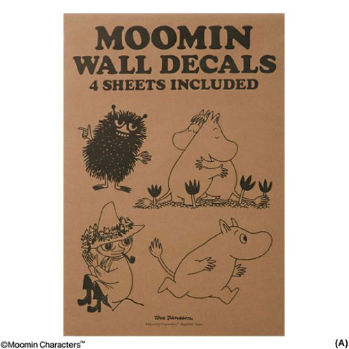 MOOMIN ムーミン ウォールデカール (A) [MM004]