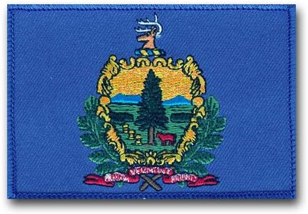 STATE FLAG OF VERMONT SHOULDER PATCH