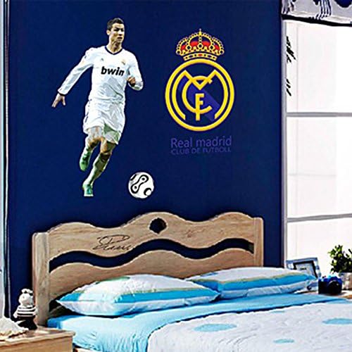 DS-Exciting Soccer Real Madrid Ronaldo PVC Wall Sticker Wall Decals