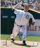 Autographed/Hand Signed 8x10 Photo Jeremy Bonderman Detroit Tigers