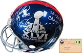 Victor Cruz "SB XLVI Champs" Autographed New York Giants Authentic Helmet