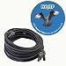 HQRP Pair 25ft / 7.62m 1x4mm² Photovoltaic Solar Array Cables with MC4 Connectors + HQRP Coaster