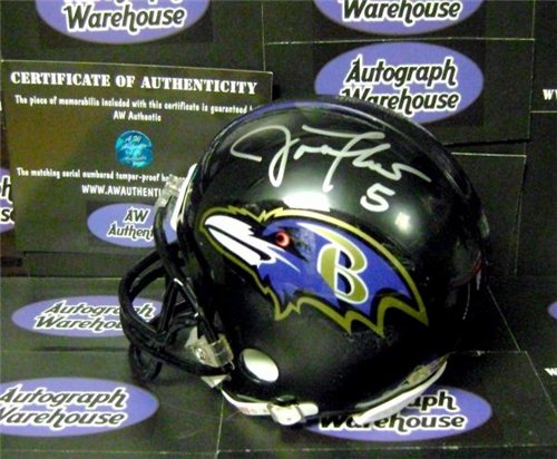 Joe Flacco(Baltimore Ravens) signed Mini Helmet-1