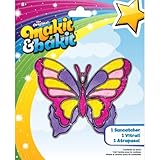 Colorbok Makit and Bakit Suncatcher Kit-Large Butterfly