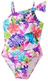 Flapdoodles Toddler Girls Watercolor Floral One Piece Suit