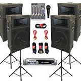 view description of Crown XLS2500 Amp, 4 Two Way 15