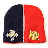 Florida Panthers 2-Tone Rack Stitch Knit Beanie