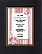 Touching and Heartfelt Poem for Special Friends - True Friends Poem on 11 x 14 inches Double Beveled Matting