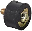 Rubber Vibration Dampening Mount, #1/4-20 x .25L Double Threaded Mount, .43OD x .4L Rubber