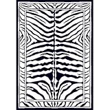 Contemporary Area Rug, Home Dynamix Zone 5x8 Zebra