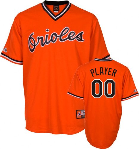 Baltimore Orioles Cooperstown Orange -Any Player- Replica Jersey
