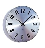 14 Wall Clock w/Aluminum Dome Glass